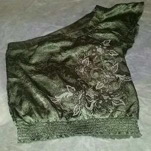 Floral detail one shoulder top